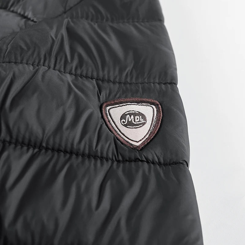 Men Puffer Jacket Thick Warm Winter Jackets Man Parka Casual Fashion Outwear Cotton Padded Coats Stand Colar Men's Clothing Top