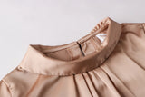 Women blusas long sleeved Slim plus size silk satin shirts office ladies work female Chiffon blouse Elegant blusa feminina
