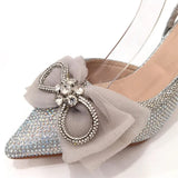 Latest Women's Luxury Diamond Crystal High Heels New Fashion Sandals Party High Heels Elegant Italian Women's Shoes