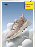 Li-Ning Women's SOFT ESSENTIAL V2 Slip-on Casual Walking Shoes Cushion Flexible LiNing Comfortable Sports Sneakers AGLV022