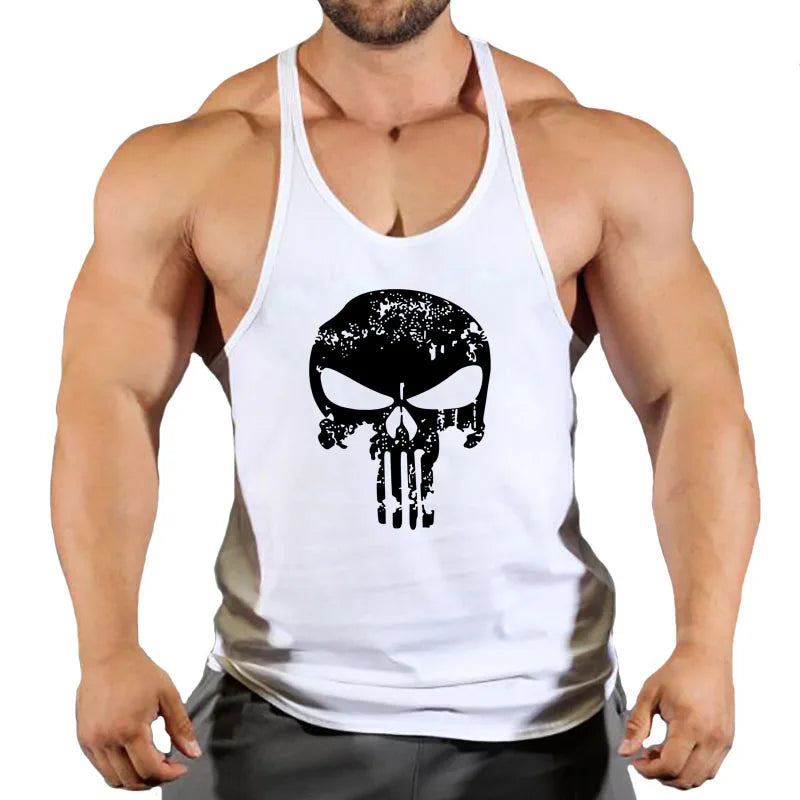 Men's Clothing Gym Vest Vests Bodybuilding Man Top for Fitness Stringer Sleeveless Sweatshirt T-shirts Suspenders Man Clothes