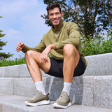 FitVille Men'S Extra Wide Hands-Free Slip-On Walking Sneakers, Lightweight Breathable Orthopedic Shoes With Arch Support, Foot Pain Relief For Swollen Feet