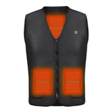 Winter 9/5 Zone Heating Jacket Fast Heating Safety Long Battery Life USB Smart 3 Heating Levels Clothing Unisex Hiking Cycling