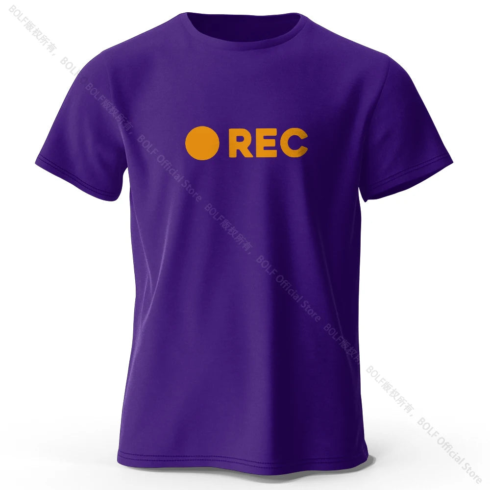 REC Printed Essential Wardrobe 100% Cotton T-Shirt, Soft & Breathable Round Neck Short Sleeve Tee for Men & Women