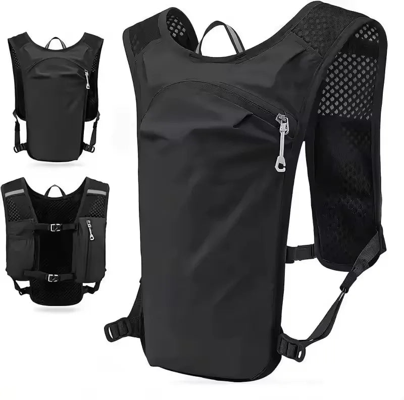 Women Men Running Hydration Vest Camping Hydration Bladder Bag Water Pack Backpack Vest for Trail Hiking Gear Cycling Jogging