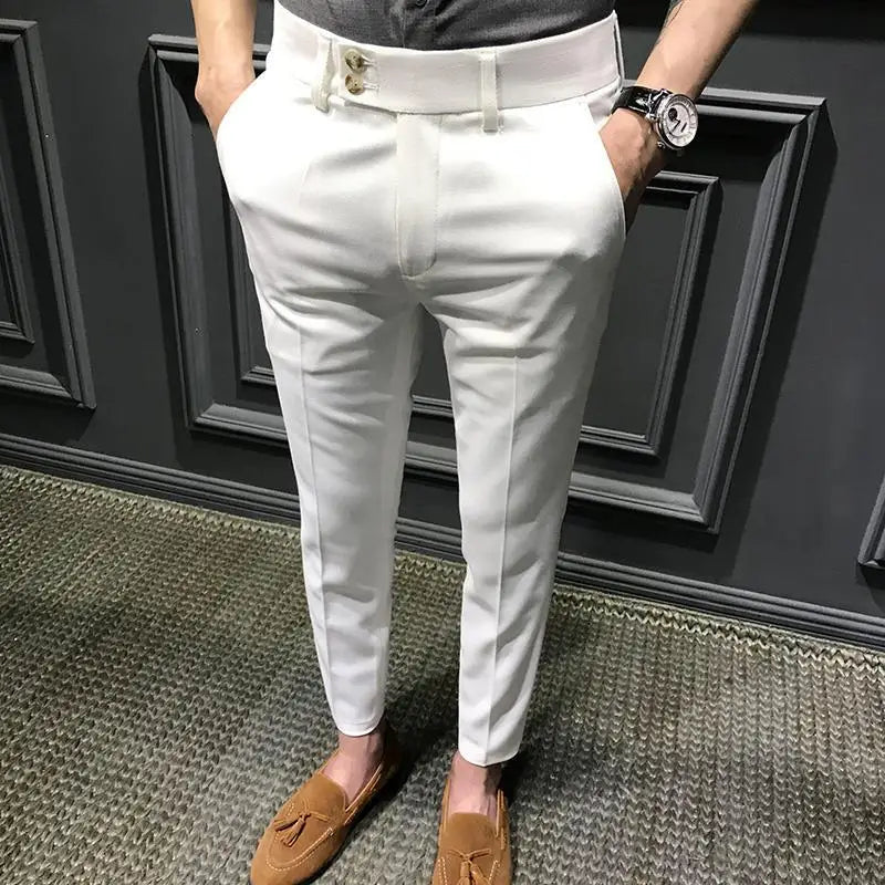 2026New Spring Autumn Fashion Men's Business Trousers Male Casual Straight Pants S31 Men Dress Pants
