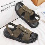 Brand Classic Mens Sandals Summer Genuine Leather Sandals Men Outdoor Casual Lightweight Sandal Fashion Men Sneakers
