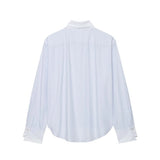Women's Shirt Tops Autumn 2026 New Chic Retro Blouses Fashion Loose Elegant Women's Leisure Travel Holiday Street Youth Shirts