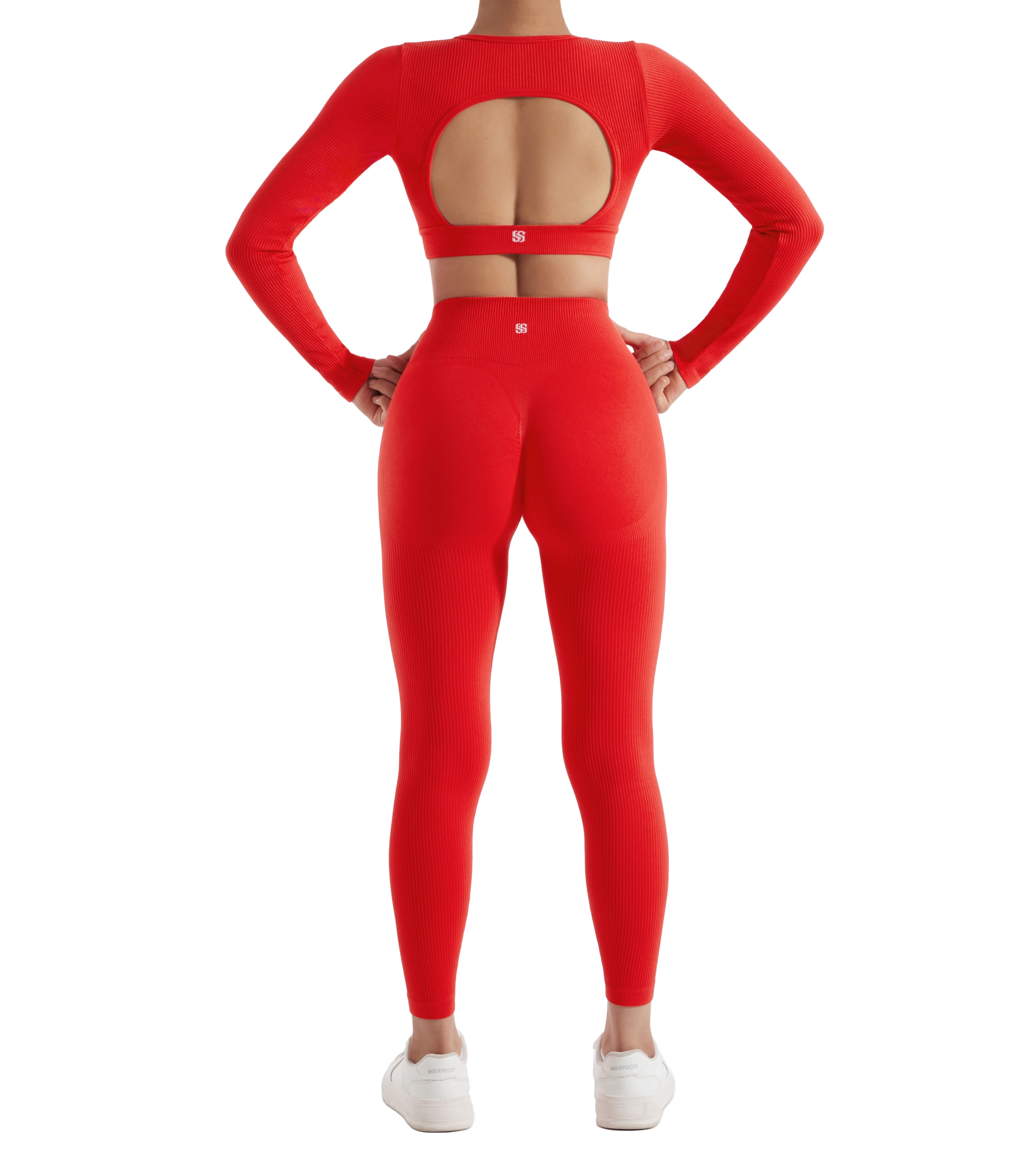2PCS Yoga Suit Women Sports Set Quick-Drying Gym Set Tracksuit Running Workout Long Sleeve Sports Shirt Yoga Set Yoga Clothing