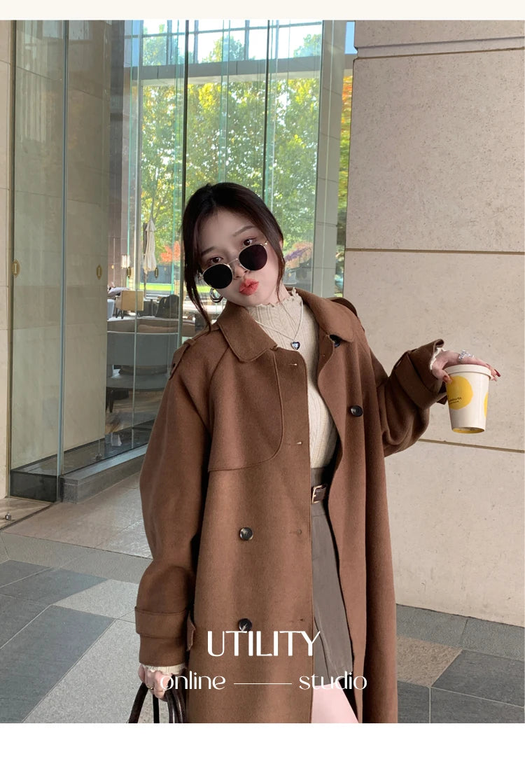2026 Ruched Turtleneck Women Sweaters Autumn Winter Warm Pullover Slim Tops Knitted Sweater Jumper Soft Pull Female
