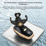 Five-Knife-Headed Bald Artifact, Full-Body Water-Washed Electric Razor, Self-Scraping To Remove Hand Residues, Quick Shaving Without Stubble, For Men