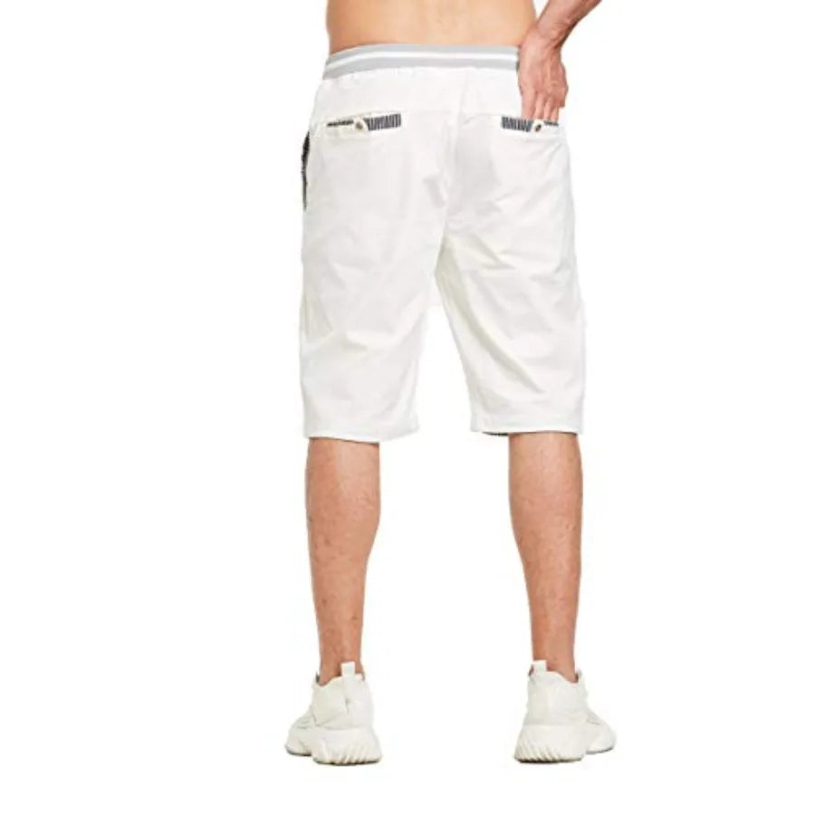 Men's Shorts Casual Classic Fit Drawstring Summer Beach Shorts with Elastic Waist and Pockets