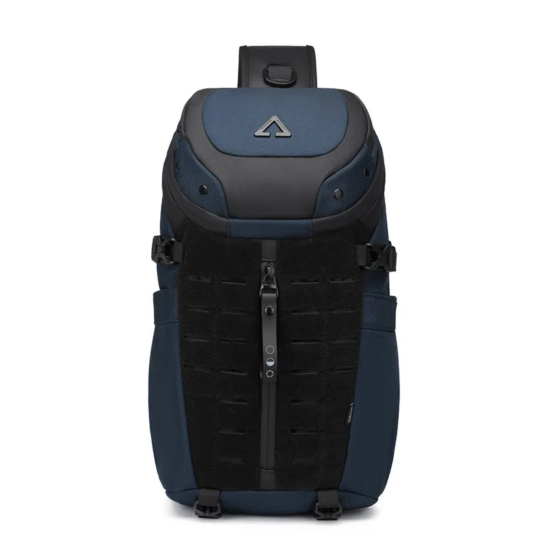 Ozuko Chest Bag Cross Bag Men Waterproof USB Man Crossbody Bag Anti-Theft Short Travel Messenger Sling Fashion Designer