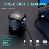 Solimpia Smart Shaver for Men Hair Clippers Electric Razor Magnetic Attraction 6-Blade Home Use Beard Cutter