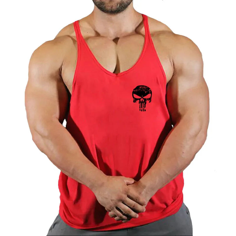 Men's Clothing Gym Vest Vests Bodybuilding Man Top for Fitness Stringer Sleeveless Sweatshirt T-shirts Suspenders Man Clothes