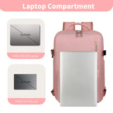 Travel Backpack For Men Women Large Capacity Carry On Traveling Laptop Bag USB Port Waterproof School Backpack