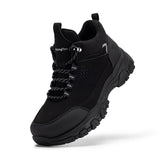 Men's Mid-Height Hiking Boots, All-Terrain Non-Slip Outdoor Trekking Camping Shoes, Comfortable Men's Sneakers for Outdoor Activities