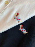 Autumn Winter 2026 Soft Elegant O-neck Loose Casual Sweaters Women Knitted Chic Embroidery Cardigan Basic Colorful Buttons Tops