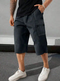 Men's Summer Cargo Shorts, Versatile Casual Pants For Vacation, Commuting, Outdoor, Hiking, Sports, Workout, Fitness, Capri