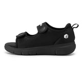 FitVille Men'S Sandals Summer Flat Shoes Widened Elderly Casual Shoe Breathable Lightweight For Plantar Fasciitis Pain Relief