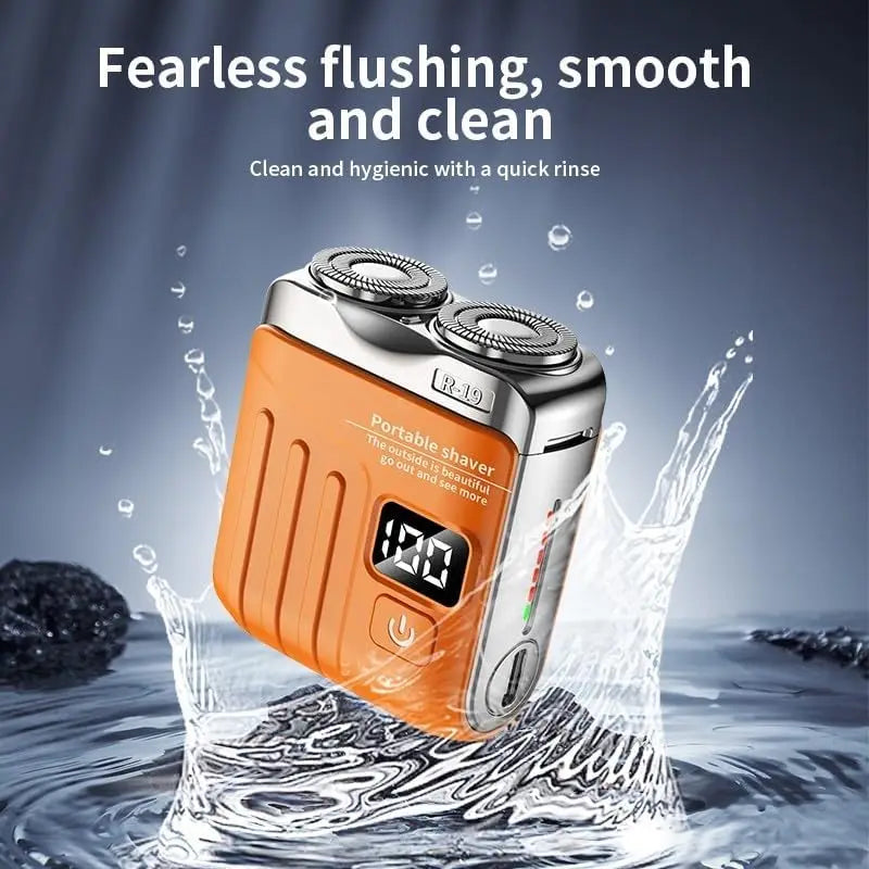 9000+ RPM Portable Electric Shaver, 180-Day Battery & 1H Fast Charge, LED Smart Display, Waterproof, Floating Blades, Type-C
