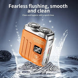 9000+ RPM Portable Electric Shaver, 180-Day Battery & 1H Fast Charge, LED Smart Display, Waterproof, Floating Blades, Type-C