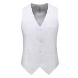 Vest for Men 17 Colors Solid Color Slim Single Breasted Waistcoat Business Fashion Casual High Quality Men Clothing Suit Vests