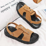 Brand Classic Mens Sandals Summer Genuine Leather Sandals Men Outdoor Casual Lightweight Sandal Fashion Men Sneakers