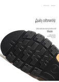 Men's New Beach Shoes Cowhide Slippers Outdoor  Non-slip Thick-soled Leather Sandals for Me