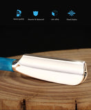 1Pc New Pro Wood Handle Baber Straight Razor Manual Zinc Alloy Beard Shaving Knife Holder For Men Salon Hair Removal Tools