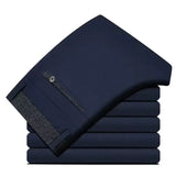 Black Suit Pants for Men Spring and Autumn Stretchy and Non-Ironing Office Trousers Slim Fit Formal Pants for Men Dress Pants