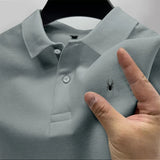 2026 Hot Sale Men's Summer Casual Breathable Comfortable Polo Shirt Men's Solid Color High Quality Short Sleeve T-Shirt ﻿