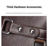 Men's Retro Messenger Bag with Waterproof Design, Large Capacity Laptop Briefcase for Office Work, Travel and School
