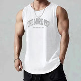 ONE MORE REP Men's Muscle Vests Summer Mesh Breathable Gym Clothing Fitness Sleeveless T Shirt Quick Dry Sports Tank Tops