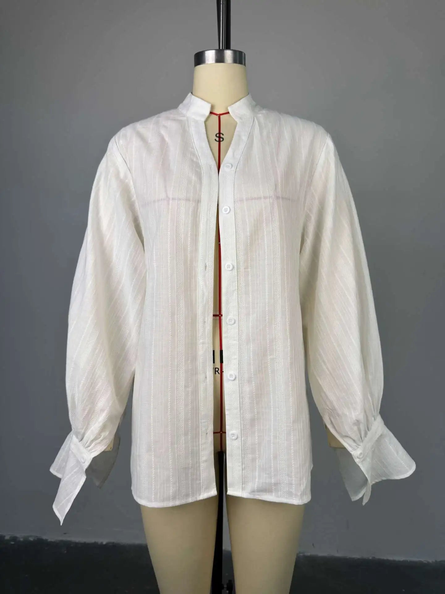 Fashion White Shirts Women Long Sleeve Oversize Blouse 2025 New Spring Summer Basic Tops Cotton Chic Shirt for Women