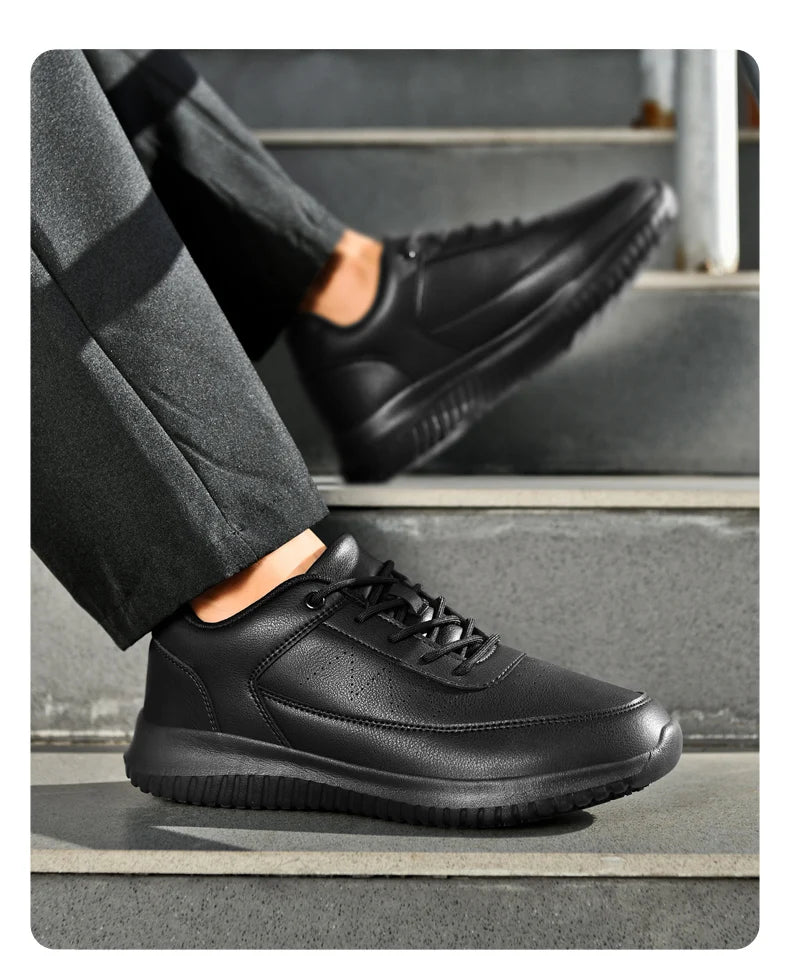 Chef shoes four season light non-slip oil-proof waterproof plus size men's kitchen work shoes fashion casual garden men's shoes