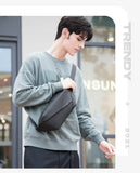 Mark Ryden Men's Handbag Man Belt Pouch Sports Casual Cycling Small Waist Pack Crossbody Bag Shoulder Bag Men's Crossbody Chest