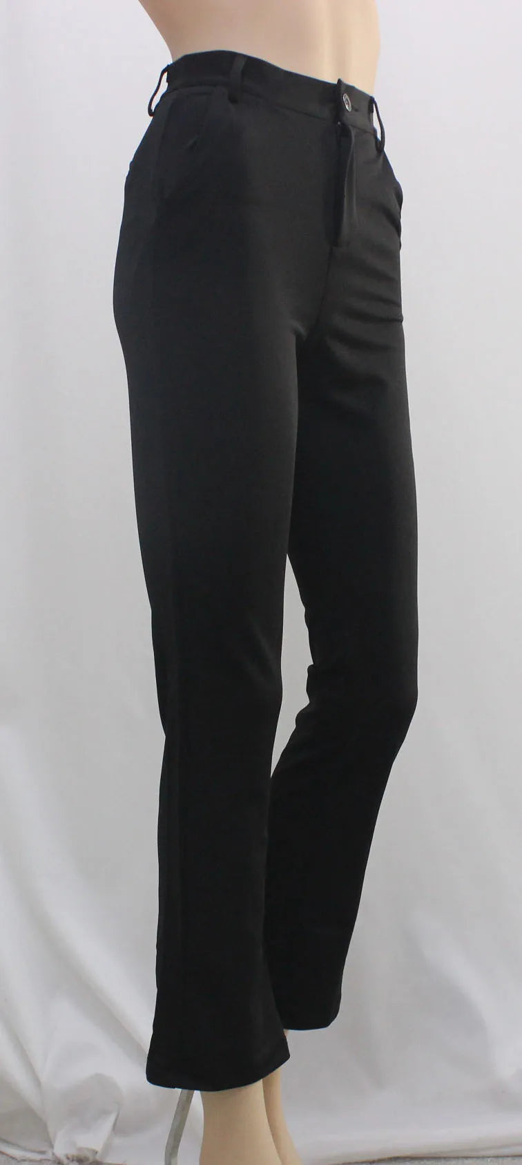 Ladies' business casual pants, comfortable office wear with pockets, elegant regular fit work pants