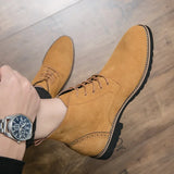 Pointed Toe Chelsea Boots Leather Men Winter Boots Winter Shoes for Men 2025 Male Boots Mens Ankle Shoes Zapatillas Male Hombre