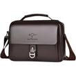 Stylish Men's Leather Shoulder Bag, Casual Crossbody Purse with Adjustable Strap, Perfect for Work, Travel, and Daily Commute