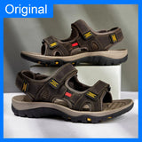 Mens Sandals Soft Non Slip Soles Outdoor Water Hiking Shoes Mesh Quick Drying Breathable Casual Walking Summer Sandals Man
