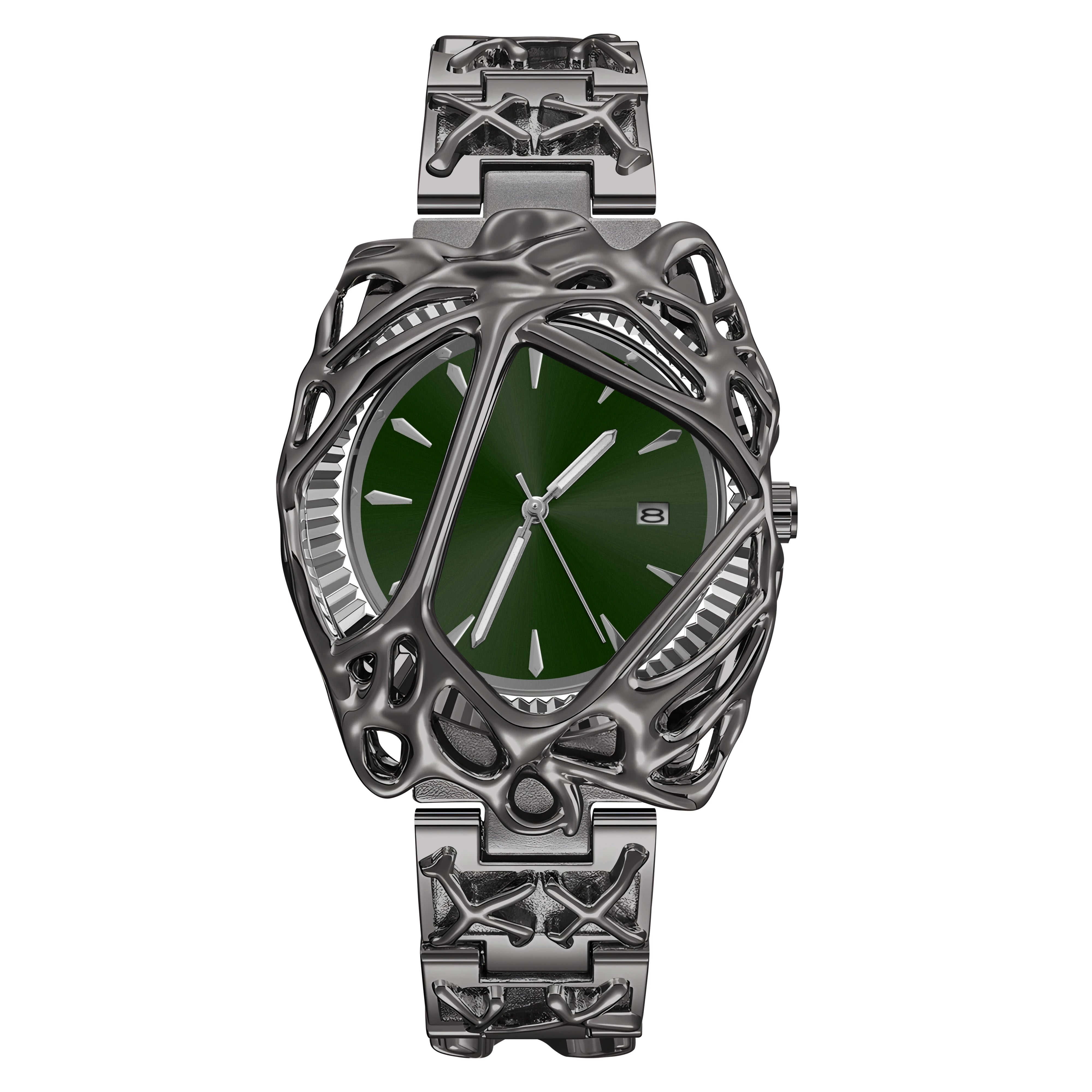 Stylish opposite Sex Vine Watch Alabaster Style Retro Y2K European American Watches Special-Shaped Advanced Ins Niche Watches