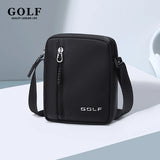 GOLF Mini Shoulder Bag Man Crossbody for Men Black Cross Bag Casual Slim Oxford Small Cell Phone Sling Messeng Bag Lightweight