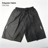 One Size Men Polyester Quick Dry Athletic Shorts Elastic Drawstring Zipper Pockets Jogging Workout Running Sport Shorts