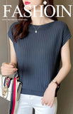 Blusas Mujer De Moda 2025Verano Short Sleeve Knitted Tops Sweater Women Pullovers Sweaters For Women Woman Sweaters Blusa