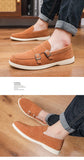 Fashion Men's Casual Shoes Suede Leather Men Classic British Style Tassels Loafers Moccasins Mens Outdoor Driving Flats