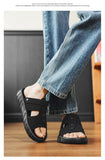 Brand Classic Mens Sandals Summer Genuine Leather Sandals Men Outdoor Casual Lightweight Sandal Fashion Men Sneakers