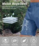 Men's Quick Dry Cargo Shorts Summer Waterproof Hiking Shorts Outdoor Multi-pockets Camping Training Work Shorts Man