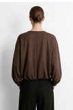 Amii 2026 Autumn Women Blouse Reversible V Neck Wrap Cowl Neck Long Sleeve Chiffon Blouses Woman Loose Casual Shirts 12643013