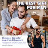 Men's Cool Dragon Head Tank Top, Y2K Grunge Aesthetic Black Sleeveless Shirt, Edgy Flame Monster Graphic Gym Vest, Summer Casual Muscle Tee